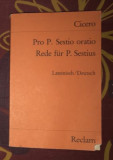 Pro P. Sestio oratio latina-germana ed. critica / M. Tullius Cicero