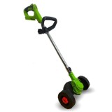 Motocoasa electrica cu 2 acumulatori, putere 1500W, cu 3 unghiuri de taiere, baterie 48V, din ABS si metal, verde