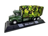Macheta camion militar armata 1:32 camuflaj lumini sunete pull back