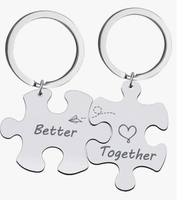 Set brelocuri pentru cuplu tip puzzle , Better Together foto