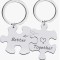 Set brelocuri pentru cuplu tip puzzle , Better Together