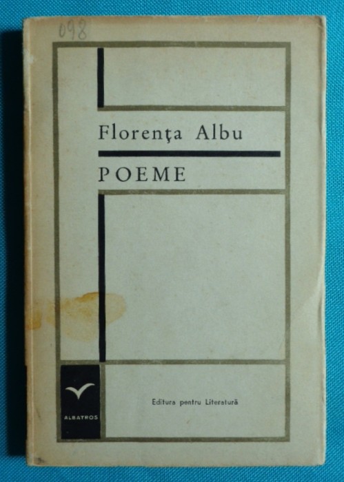 Florenta Albu &ndash;Poeme ( prima editie )