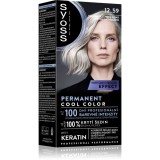 Syoss Permanent Cool Color Culoare permanenta pentru par cu subton rece culoare 12-59 Cool Platinum Blond 1 buc