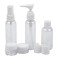 Set recipiente plastic calatorie 5 piese si 2 accesorii, transparente