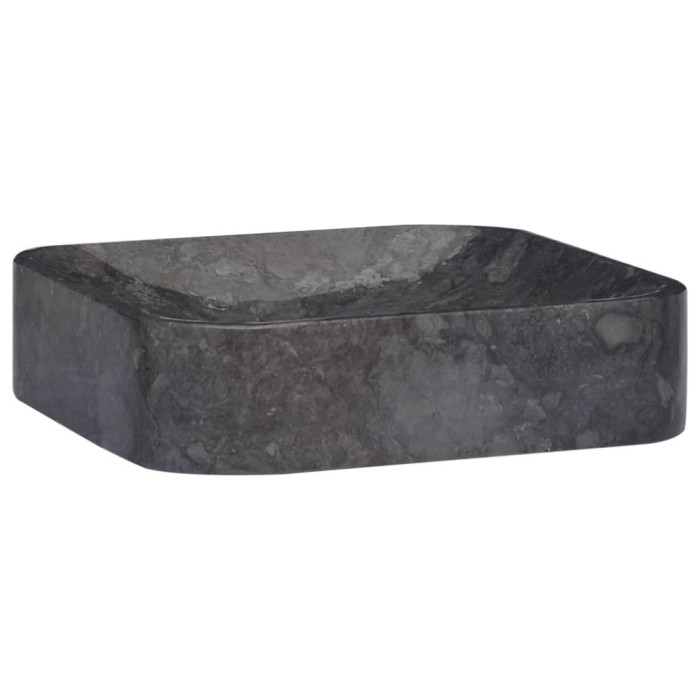 Chiuveta, neagra, 40x40x10 cm, marmura GartenMobel Dekor