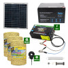 Pachetgard electric cuPanou solar 2,5Jputere și3000m Fir160Kgcu acumulator 12Ah