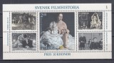 SUEDIA 1981 LOT FILM ISTORIC BLOC MNH
