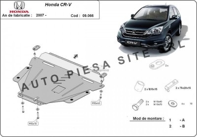 Scut metalic motor Honda CR-V 3 III fabricata incepand cu 2007 APS-09,066 foto