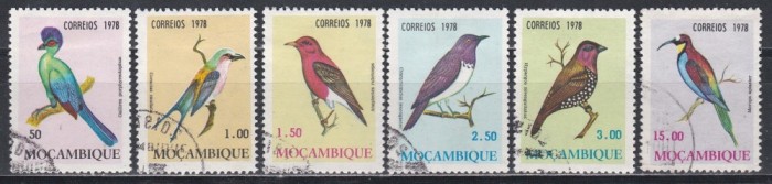 Mozambic 1978 - Păsări, Stampilat