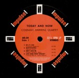 Today And Now - Vinyl | Coleman Hawkins Quartet, Impulse! Records