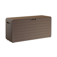 Atlas container de grădină din plastic 270l maro