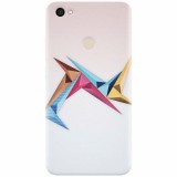 Husa silicon pentru Xiaomi Redmi Note 5A, Abstract Minimalistic Colors Triangles