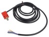 Limitator cursă rolă metalică transversală &Oslash;10mm CROUZET 10A NO NC IP66 cablu 3m
