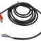 Limitator cursă rolă metalică transversală &Oslash;10mm CROUZET 10A NO NC IP66 cablu 3m