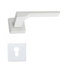 M&acirc;ner pentru uși de interior - M1020 - alb mat cu rozetă yală