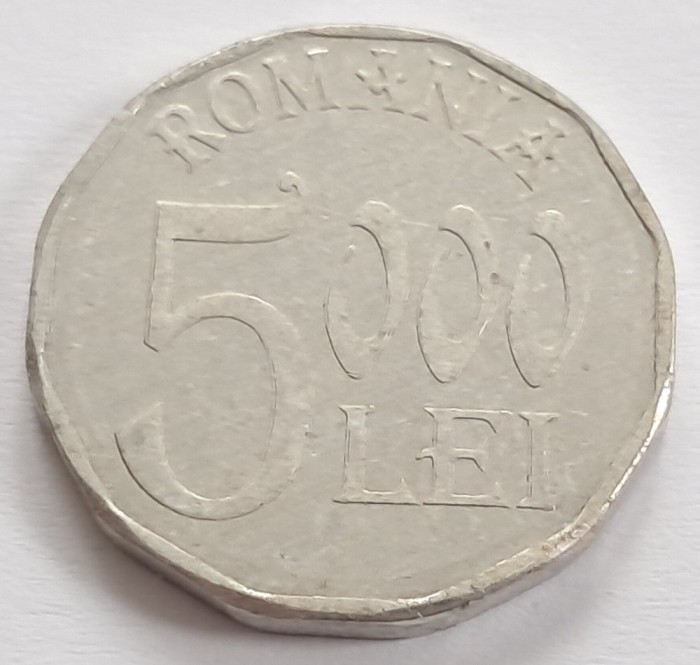 Romania, 5000 Lei 2001