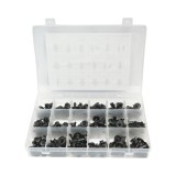 Trusa 164 clipsuri, cleme fixare auto din plastic Breckner Germany