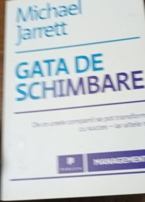 GATA DE SCHIMBARE Michael Jarret foto