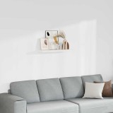 VidaXL Raft de perete suspendat, alb, 80x23,5x3,8 cm, MDF 323814