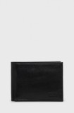 Levi&#039;s portofel de piele culoarea negru