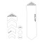 Protectie Cadru Azonic Tip Abtibild - L, Transparent Ultimate FactoryBikes