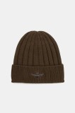 Aeronautica Militare căciulă din bumbac culoarea verde, CU0063UL00485