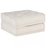 Cumpara ieftin Puf modular crem 70x70x36 țesătură