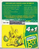 bnk card Romania - Connex - Reincarcare 4+1 $ - Paste - RO-CON-REF-0027