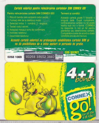 bnk card Romania - Connex - Reincarcare 4+1 $ - Paste - RO-CON-REF-0027 foto