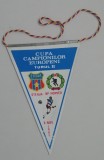 D9 - Fanion - fotbal - Steaua Bucuresti - BP Honved - CCE - 6 noiembrie 1985, De club