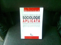 SOCIOLOGIE APLICATA - CARMEN CORNELIA BALAN foto