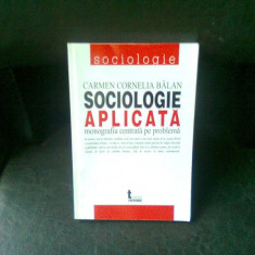 SOCIOLOGIE APLICATA - CARMEN CORNELIA BALAN