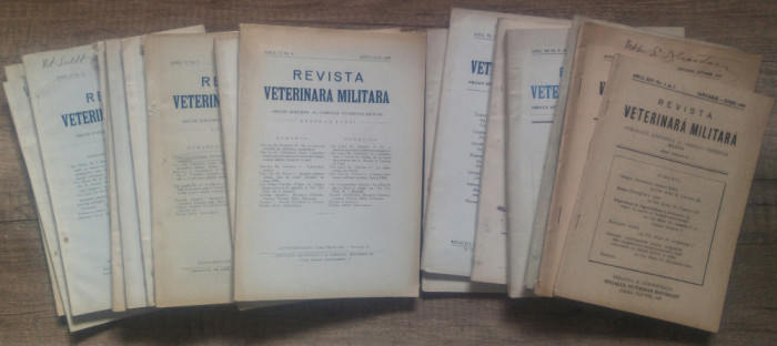 Revista Veterinara Militara// lot 18 volume