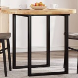 VidaXL Blat de masă rotund, &Oslash;90x4 cm, lemn masiv de acacia