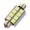 Bec LED Auto Canbus Sofit 44mm 8 SMD 5050 Alb Plafoniera Numar