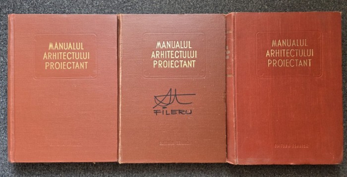 MANUALUL ARHITECTULUI PROIECTANT (3 volume)