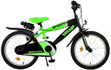 Bicicleta pentru baieti Volare Sportivo, 18 inch, culoare verde neon / negru, fr PB Cod:2071