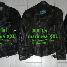 Geaca,geci moto,vesta chopper,motor/rockeri,piele L,XXL si dama