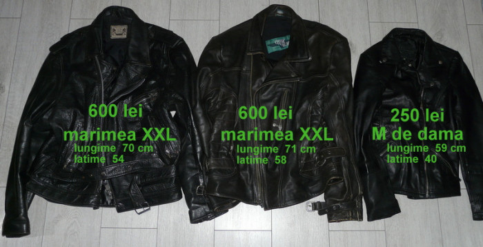 Geaca,geci moto,vesta chopper,motor/rockeri,piele L,XXL si dama