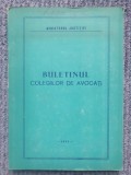Buletinul colegiilor de avocati, 1981, 182 pag stare buna