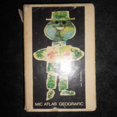 A. Barsan - Mic atlas geografic (1967, editie cartonata)