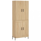 Cumpara ieftin Dulap inalt, stejar sonoma, 69,5x34x180 cm, lemn compozit