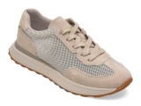 Cumpara ieftin Pantofi sport FLAVIA PASSINI bej, 6182, din material textil si piele naturala