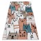 Covor FUN Gatti pentru copii, pisici, animale, roz, 280x370 cm