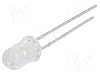 Dioda LED, 5mm, verde, 4000mcd, 20mA, 3,7V, EVERLIGHT - 333-2SUGC/S400-A5