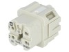 Conector HDC Mama HARTING 5 Pini 4+PE, Terminal Surub, Argintat, Policarbonat, 10A, 0.25kV, -40-125 C, Sectiune Cablu 0.75-1.5mm2