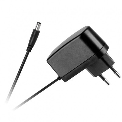 Incarcator Priza REBEL, pentru banda led, Muja jack. 12 v, 1A, YS12-1201000, Negru foto