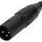Mufă XLR Tată 3-Pin Dreptă pentru Cablu