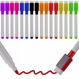 Set 16 markere whiteboard Maaleo, cu burete de sters si magnet