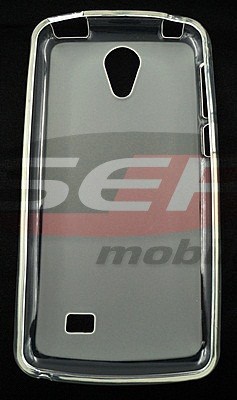 Toc plastic siliconat Vodafone Smart 4 turbo TRANSPARENT foto